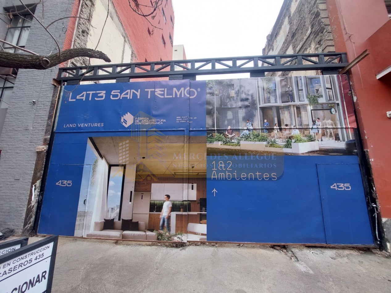 2 Ambientes al Contrafrente con Balcon San Telmo