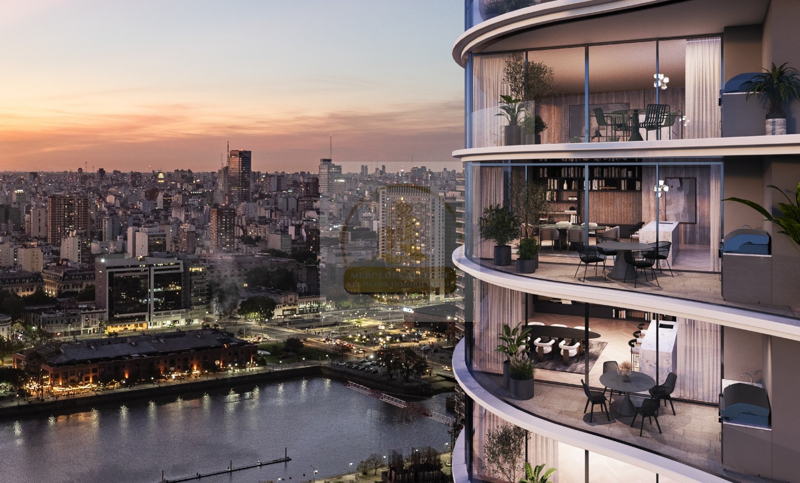 Suite en Piso 14 con Vista al Dique en Osten Tower 2