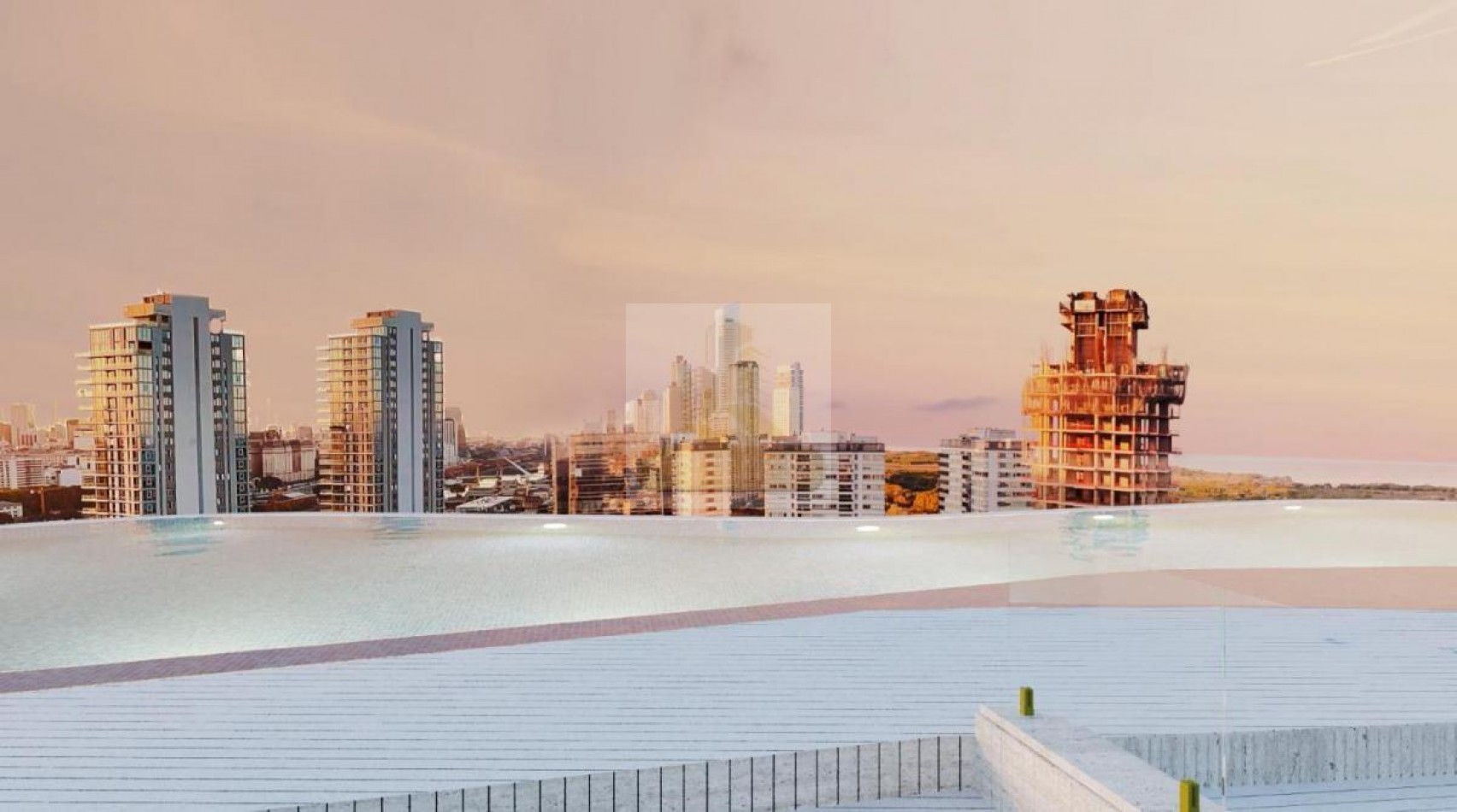 Suite en venta, 2 ambientes, piso 23 