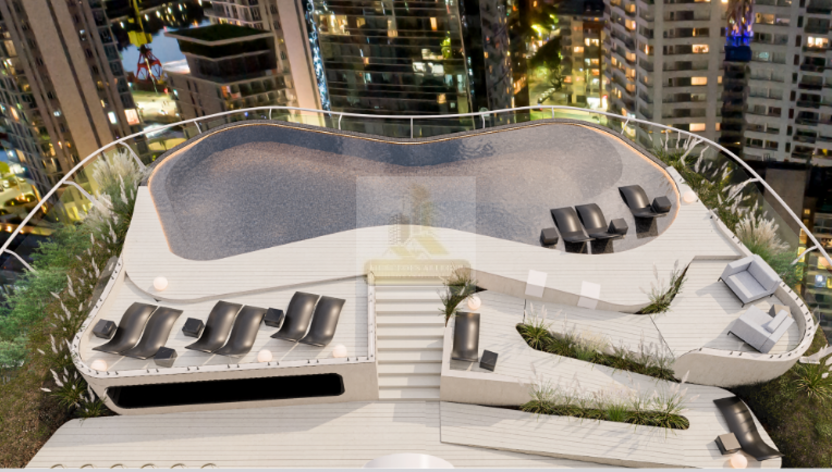 Suite en venta, 2 ambientes, piso 23 