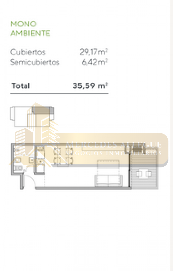 Venta Monoambiente en Villa Crespo. VIVA VERA. Entrega Junio 2027