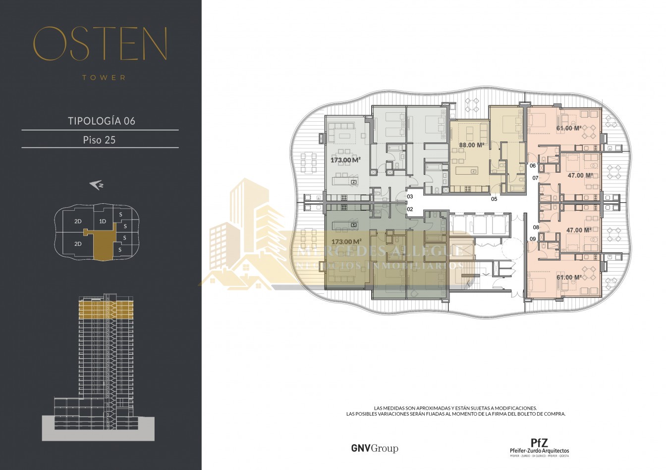 Suite en venta - Osten Tower, Piso 25