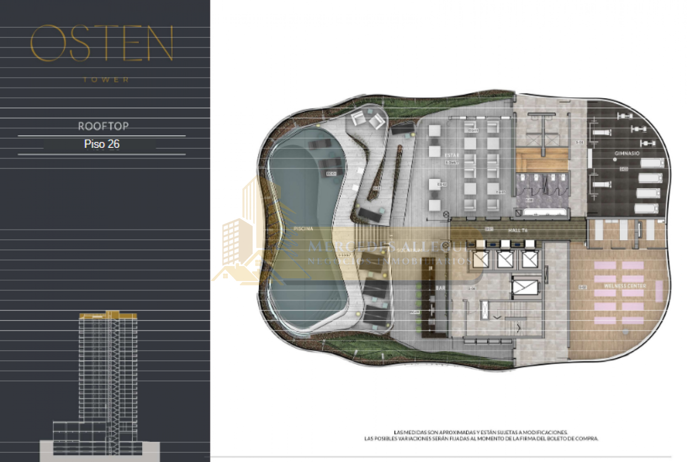  ULTIMA UNIDAD CON PISCINA PROPIA - 3 ambientes - UF 403, Osten Tower