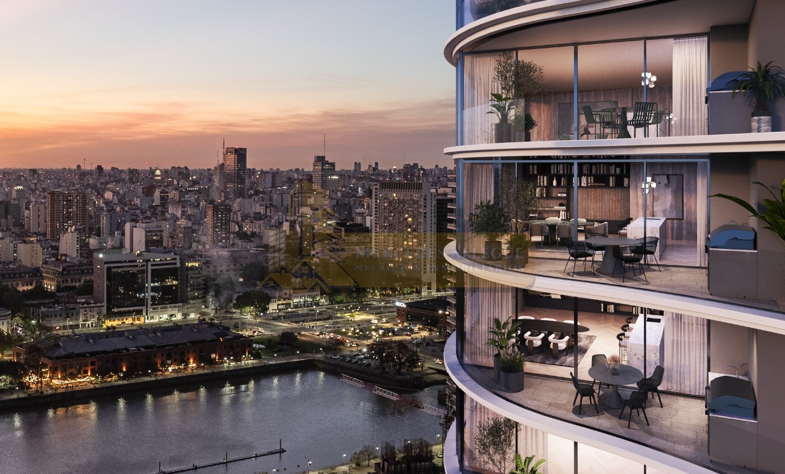 Osten Tower 2 - Piso 25, Unidad de 4 Ambientes con Vista al Rio. Entrega Nov 2028