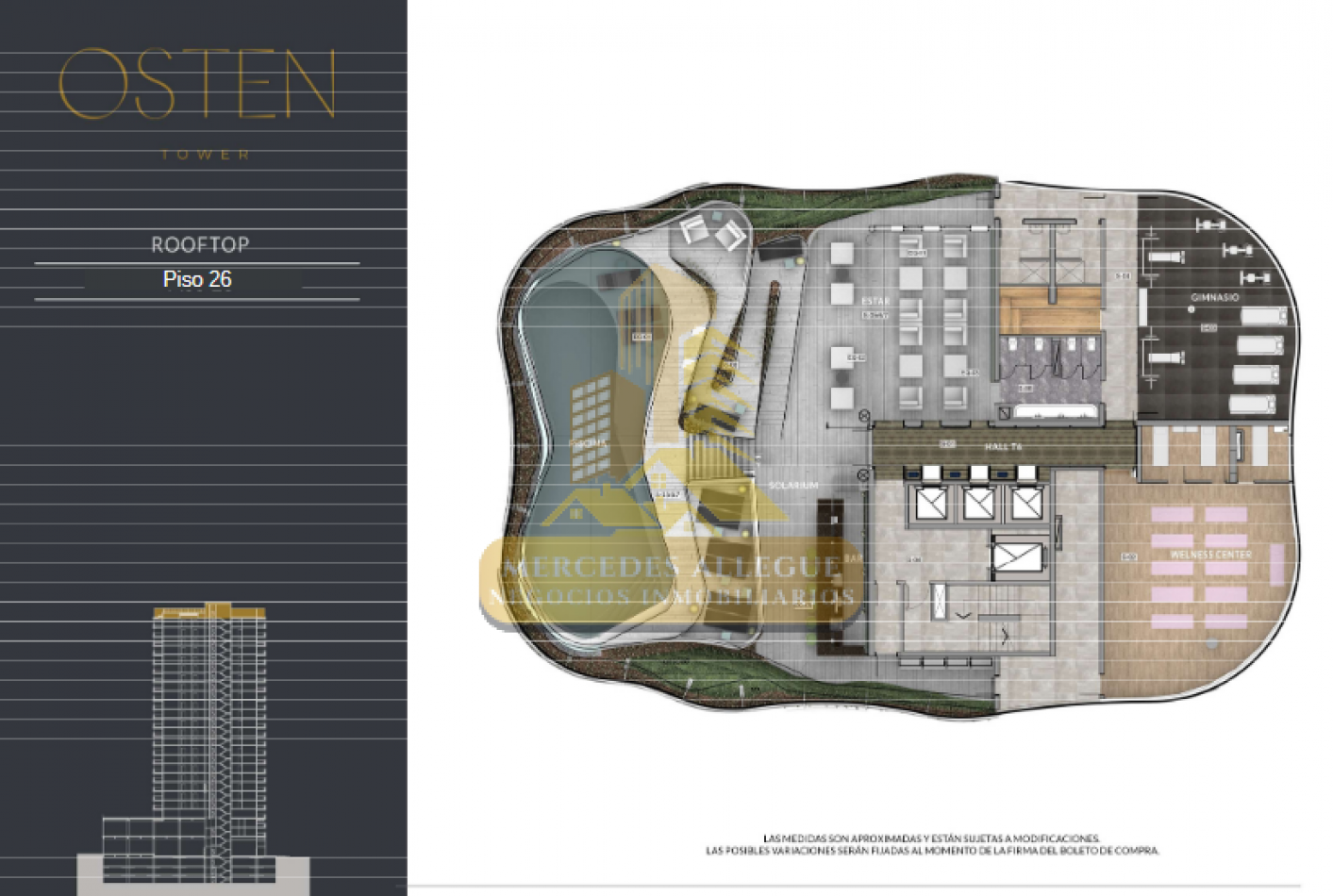 Suite en venta - Osten Tower, Piso 25