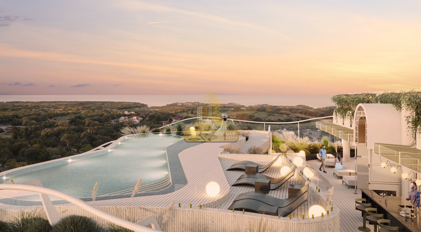 Suite en venta 2 ambientes piso 25 Osten tower 1 Complejo Harbour
