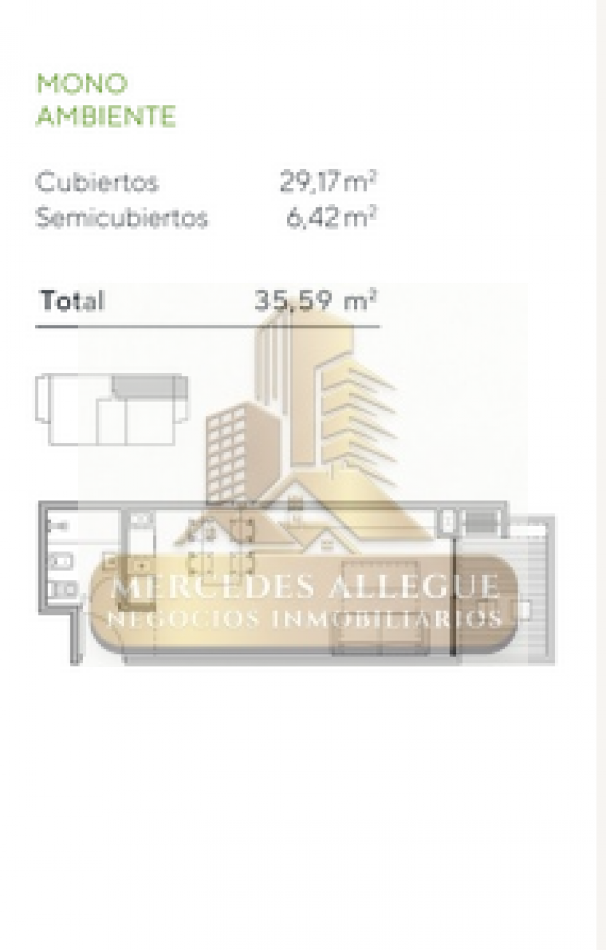 Venta Monoambiente en Villa Crespo. VIVA VERA. Entrega Junio 2027