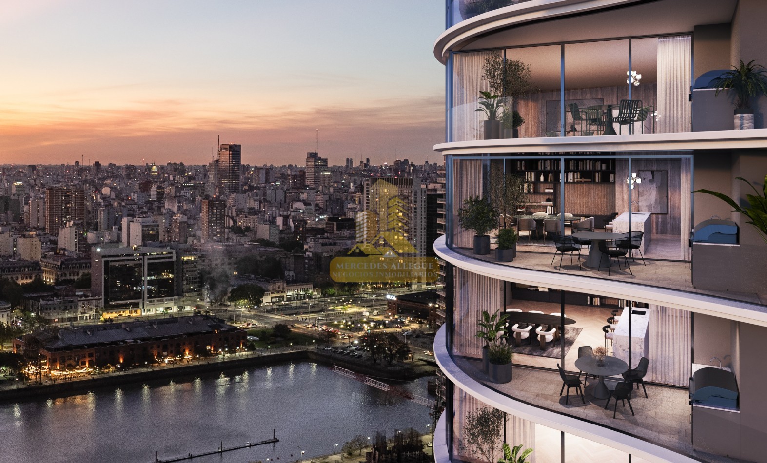 Osten Tower 2 - Piso 25, Unidad de 4 Ambientes con Vista al Rio. Entrega Nov 2028