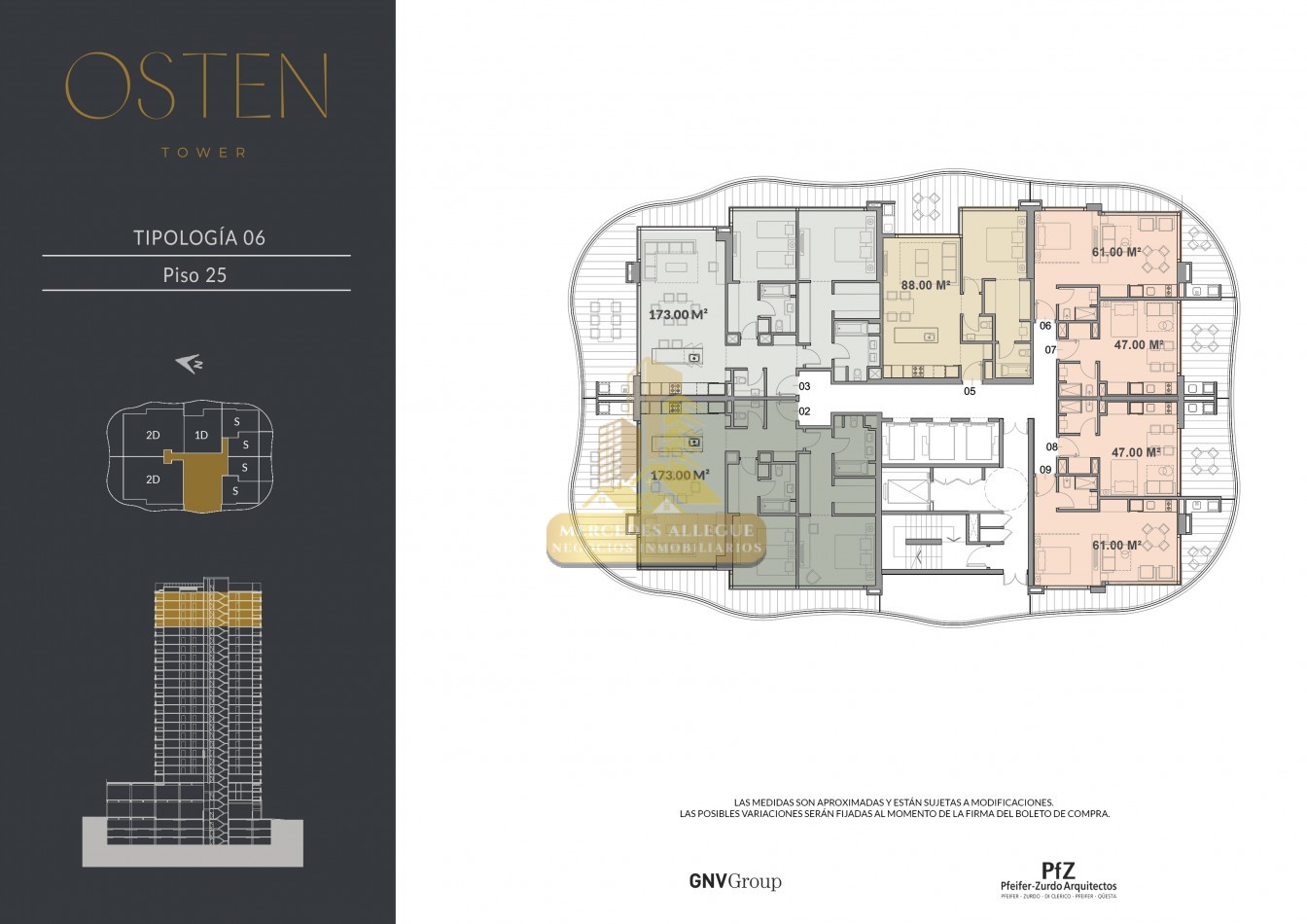 Suite en venta - Osten Tower, Piso 25